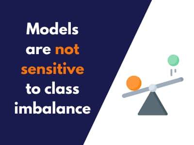 Models are not sensitive to class imbalance