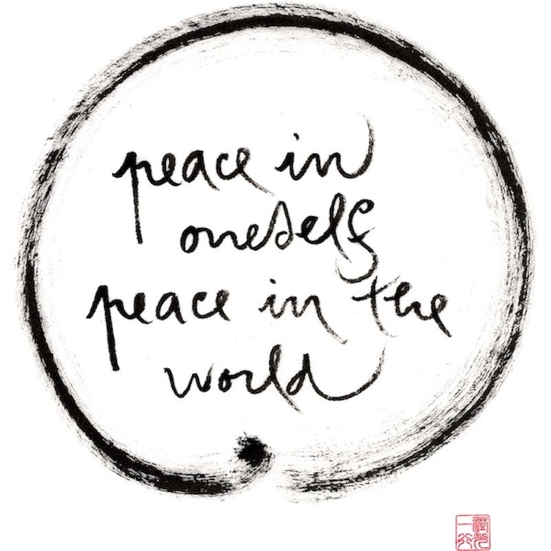 Peace in oneself; Peace in the World