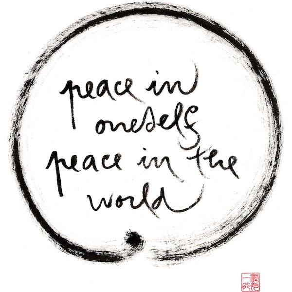 Peace in Oneself, Peach in the World