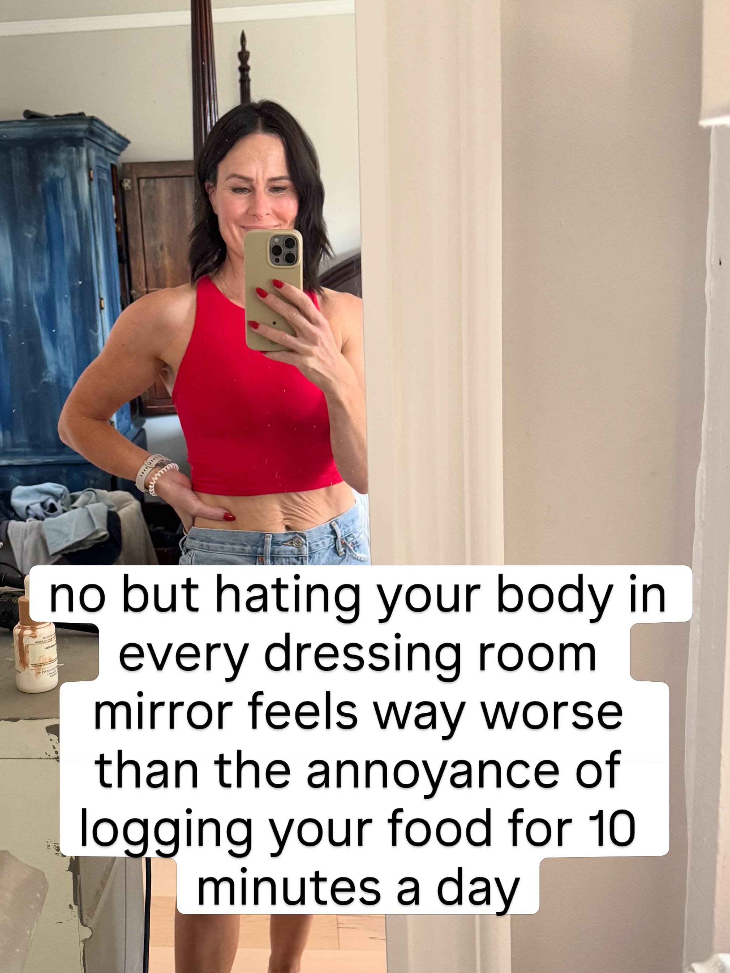 But for real-saying tracking takes too much time, then spending hours, months, years, decades hating how you feel in your body… isn’t quite the time saver, is it.

💡So if you’re ready to stop the cycle; start small. 

Log one meal today. Not perfectly, not for the rest of your life, just one. 

You don’t need a meal plan or a 12-week transformation to figure out what’s actually going on with your body. You need data. 

Comment ‘TRACK’ and I’ll send you the exact framework I use with my clients to make this feel like less of a chore and more like information you actually want.

#midlife #midlifewomen #perimenopausesupport #healthybalancedlifestyle #fitafter40