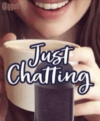 Chatting over a cup of coffee