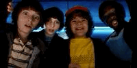 The cast of Stranger Things