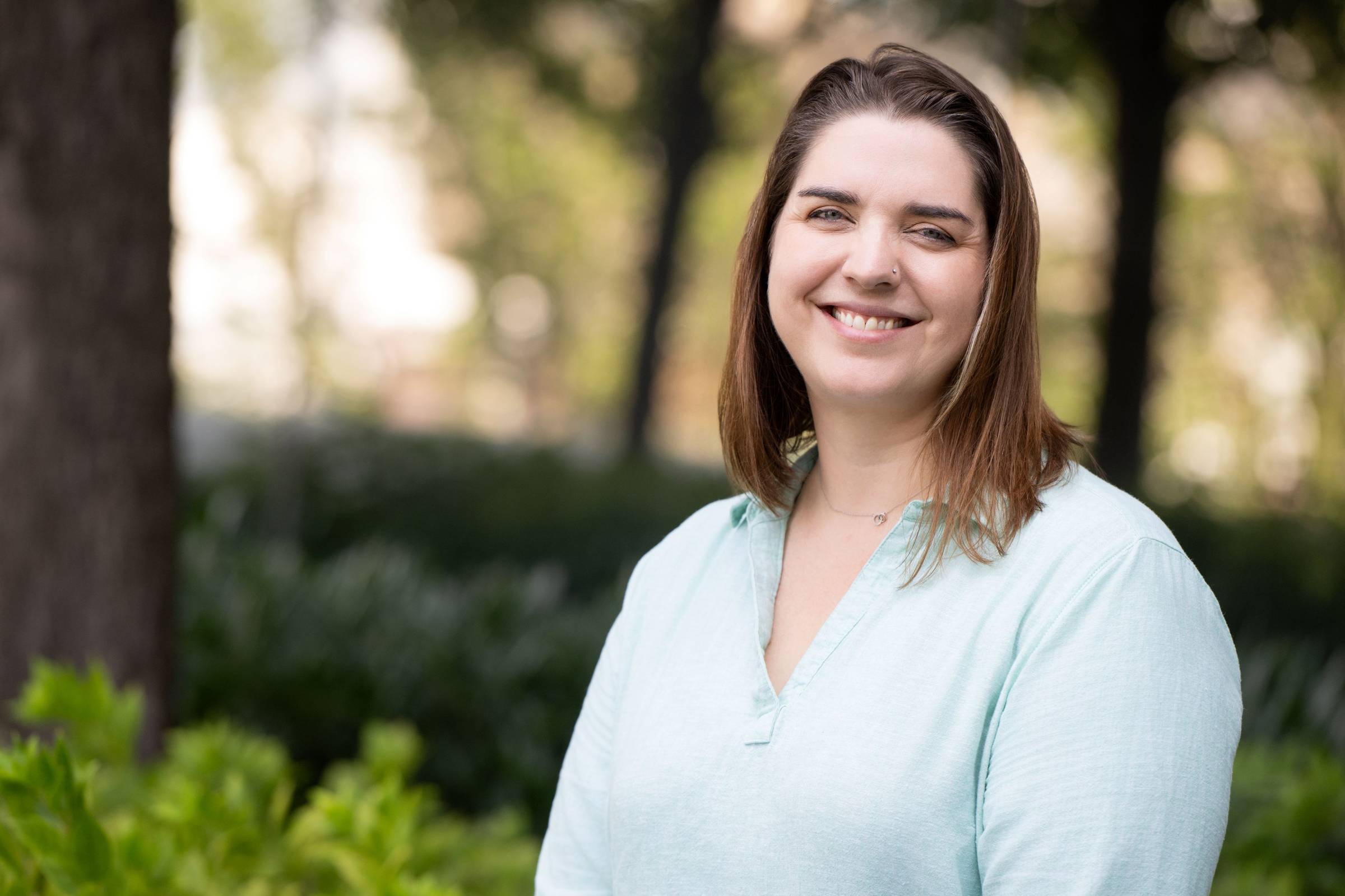 Hillary Stamps, RN, BSN, CPAN, smiles in a headshot.