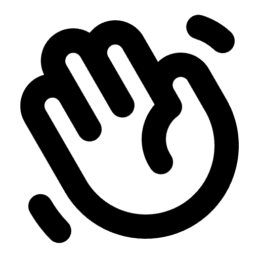 waving hand icon