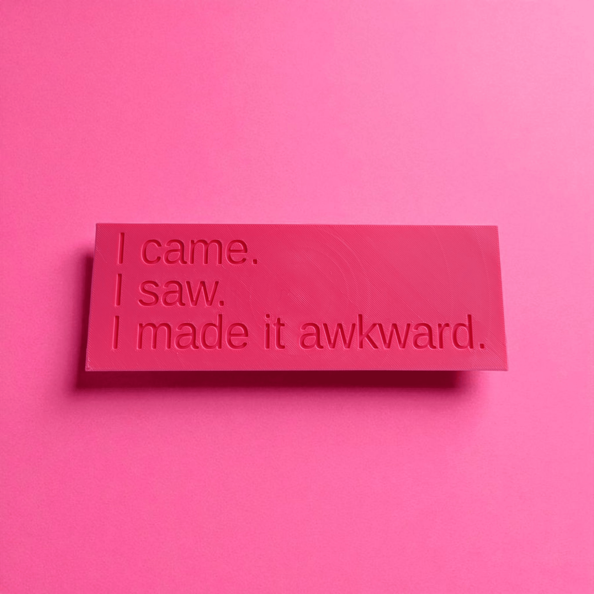 Desk Quote STL File – “Awkward”