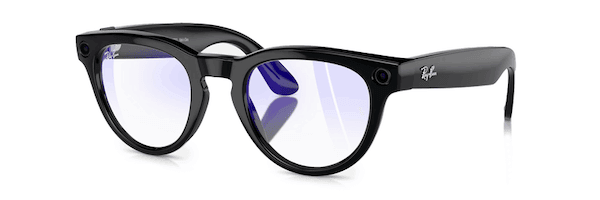&nbsp;A pair of the Headliner model of the Ray-Band Meta smart glasses.
