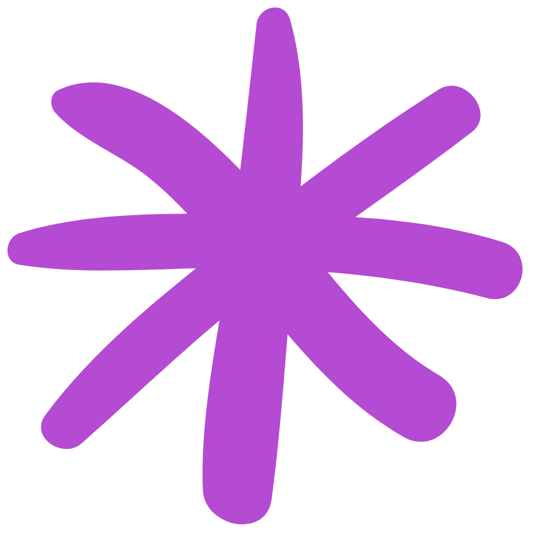 purple asterisk