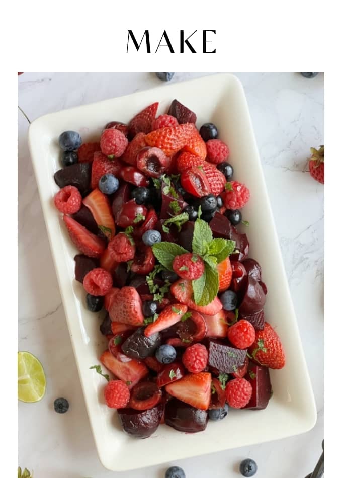 Make Roasted Beet and Berry Salad