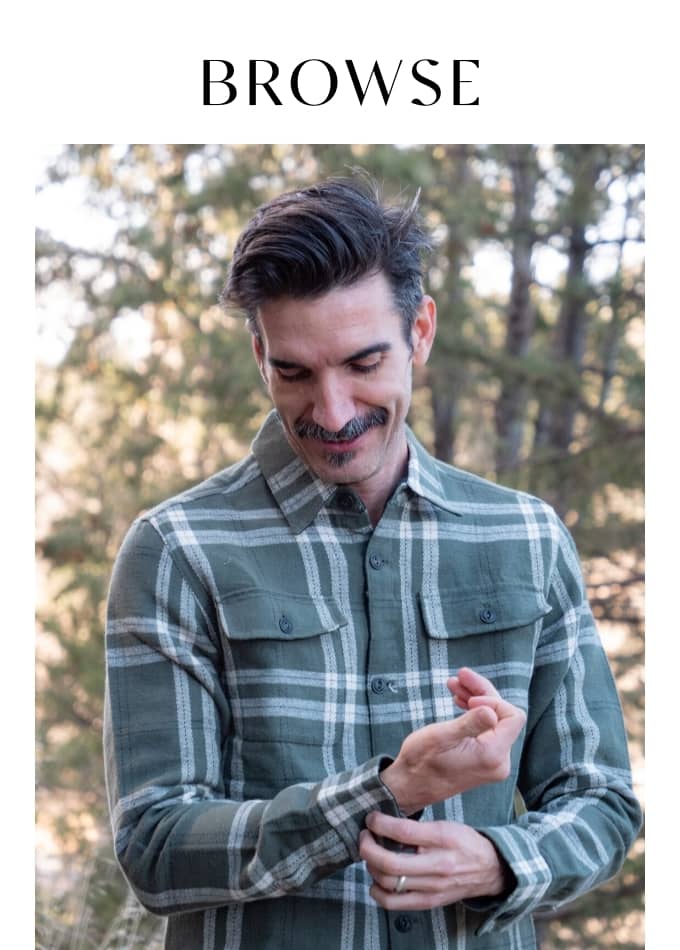 Browse Sustainable Men's Clothing Brands