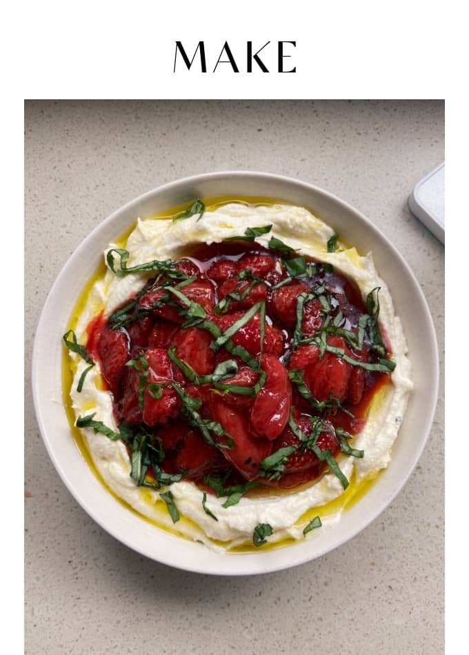 Make Whipped Feta with Roasted Strawberries
