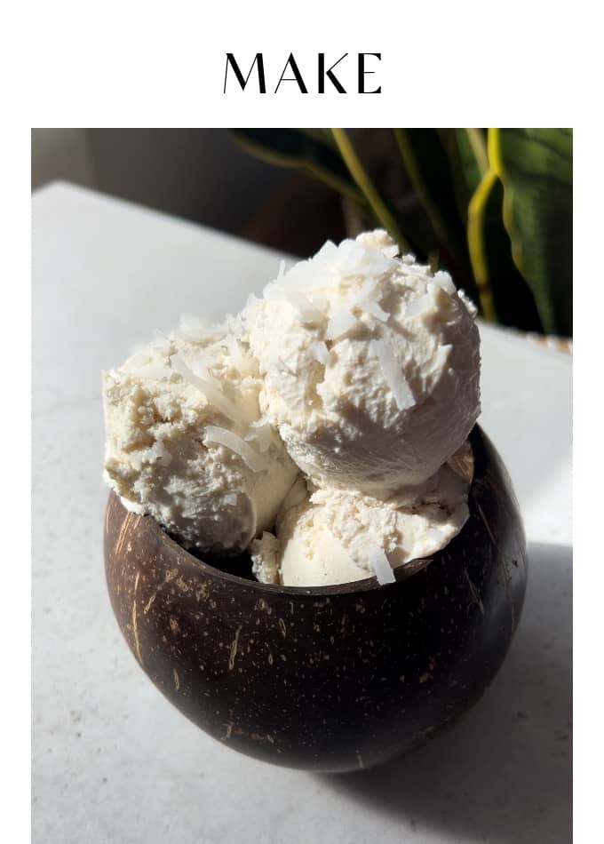 Make Coconut and Macadamia Nut Ice Cream
