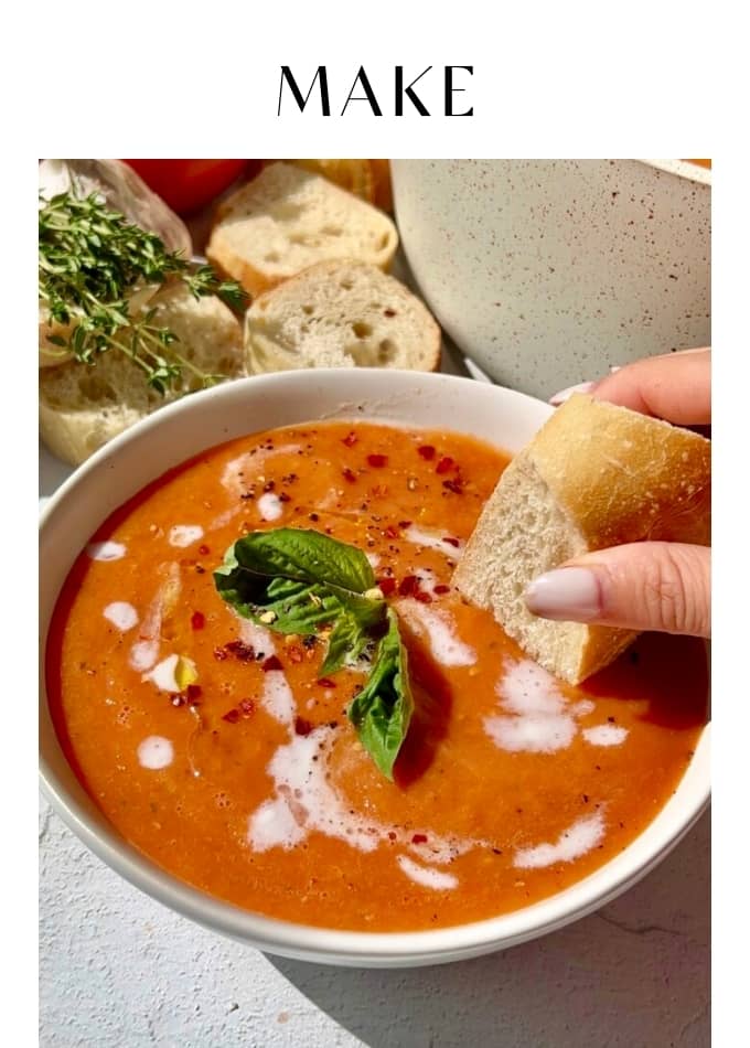 Make Roasted Garlic Tomato Soup