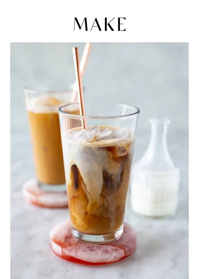 Make Flavored Iced Coffee