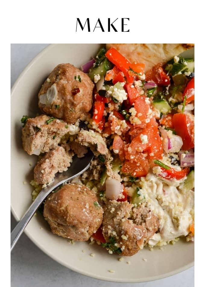 Make Greek Turkey Meatballs With Feta