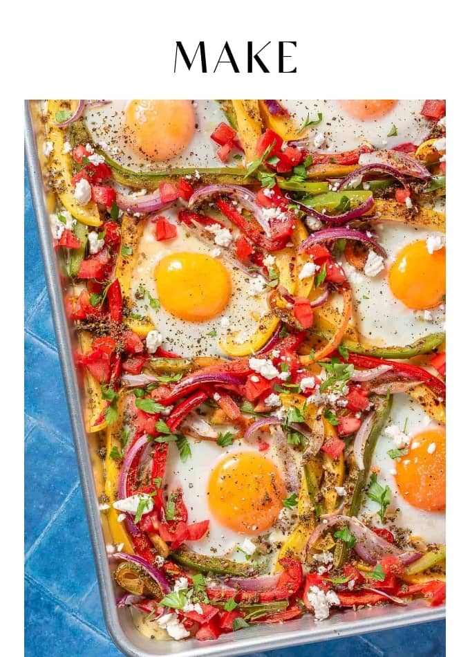 Make Sheet Pan Eggs and Veggies