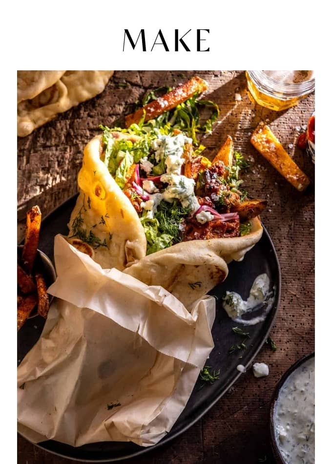 Make Sheet Pan Greek Chicken Pitas