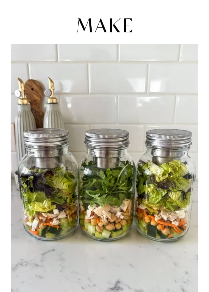 Make Salad In A Jar