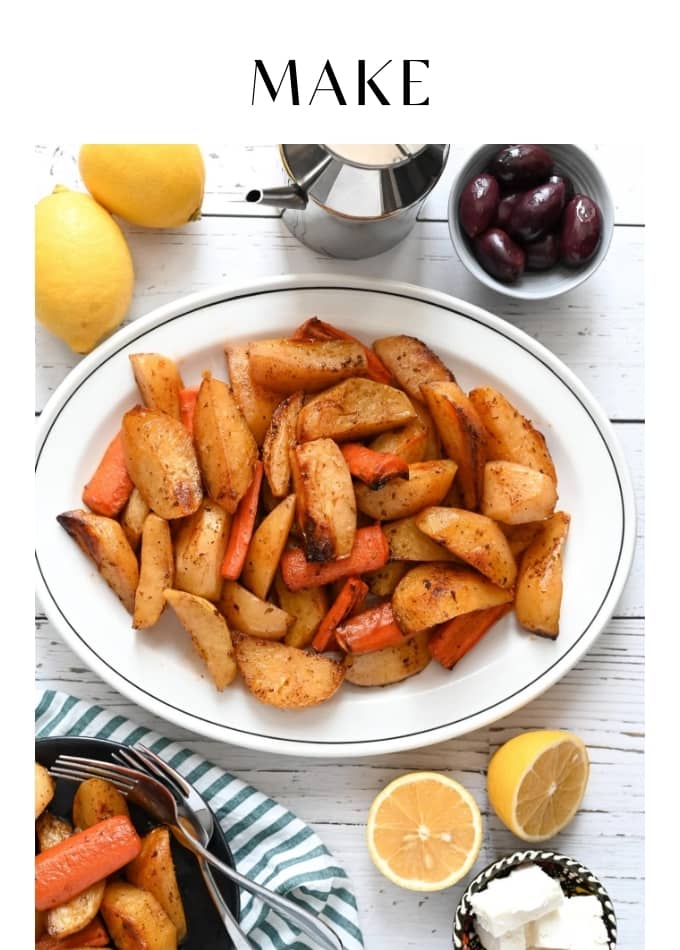 Make Greek Lemon Roasted Potatoes