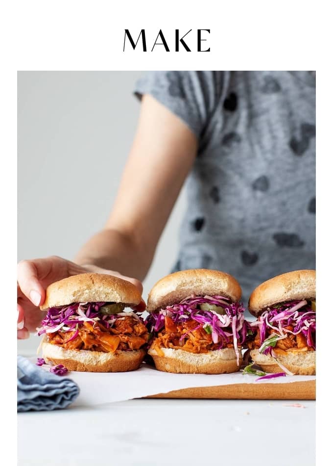 Make Barbecue Jackfruit Sliders