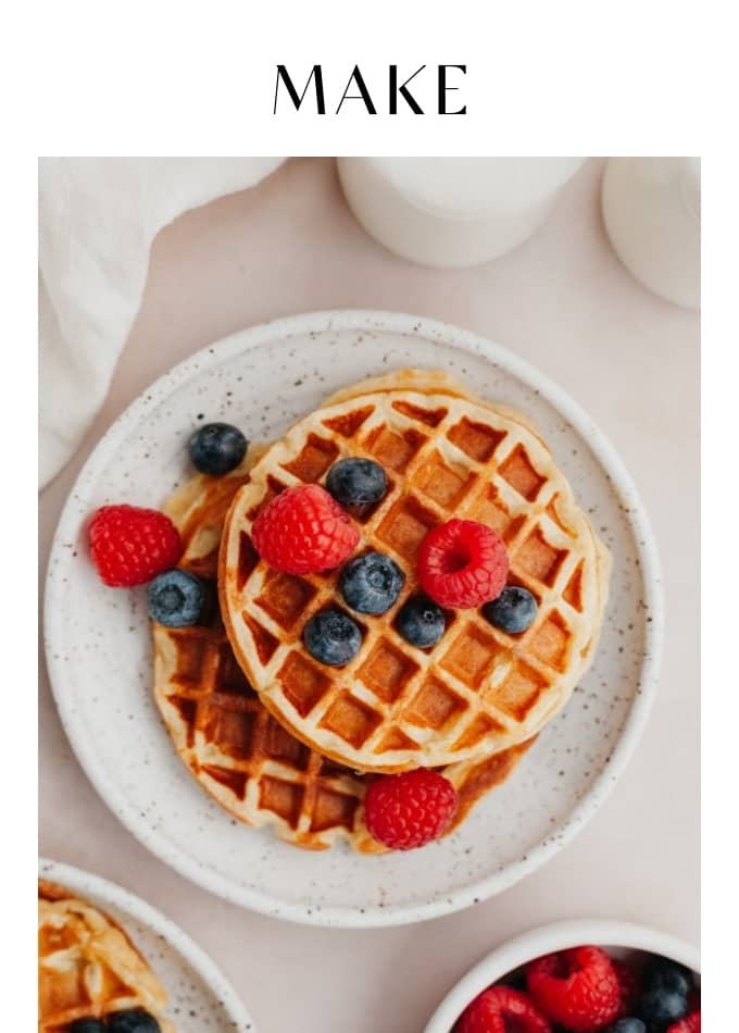 Make Protein Waffles