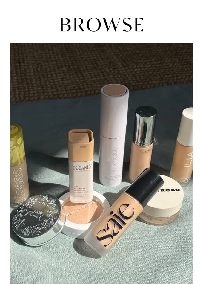 Browse Our Favorite Clean Foundations