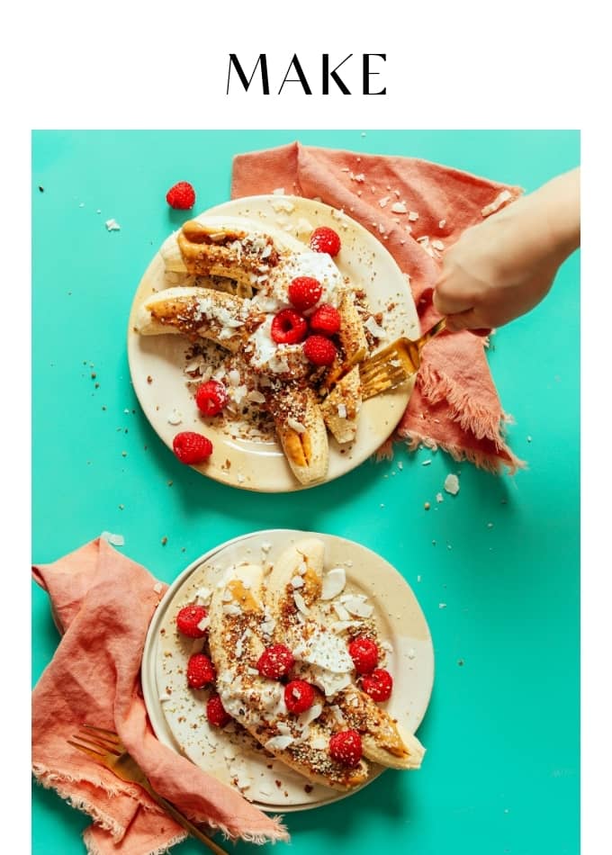 Make Raw Banana Splits