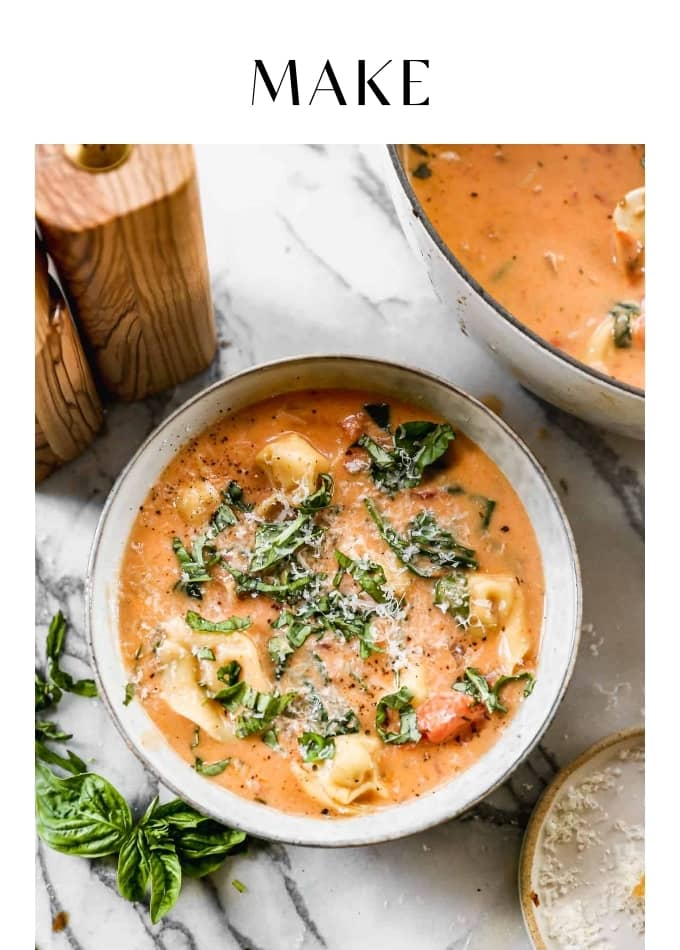 Make Creamy Tortellini Soup