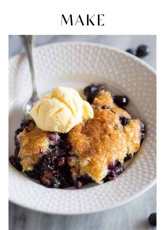 Make Berry Cobbler