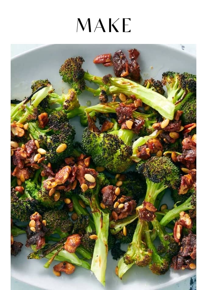 Make Broccoli With Sizzled Nuts And Dates
