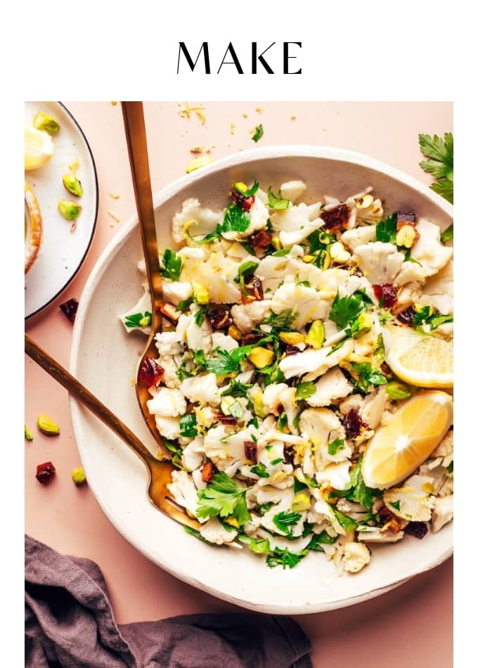 Make Cauliflower Salad With Dates