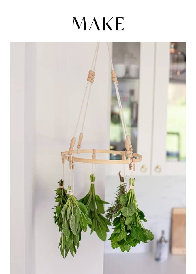Make An Herb Drying Rack