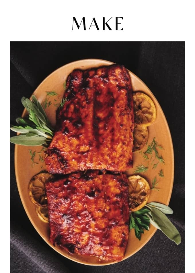 Make Harissa and Brown Butter Glazed Salmon