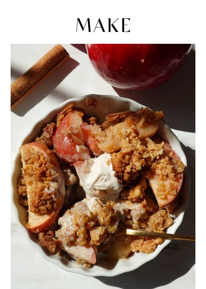 Make Healthy Apple Crisp