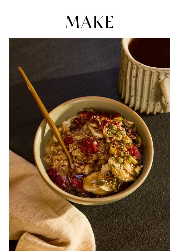 Make Molly Baz's Spiced PB Protein Oats 