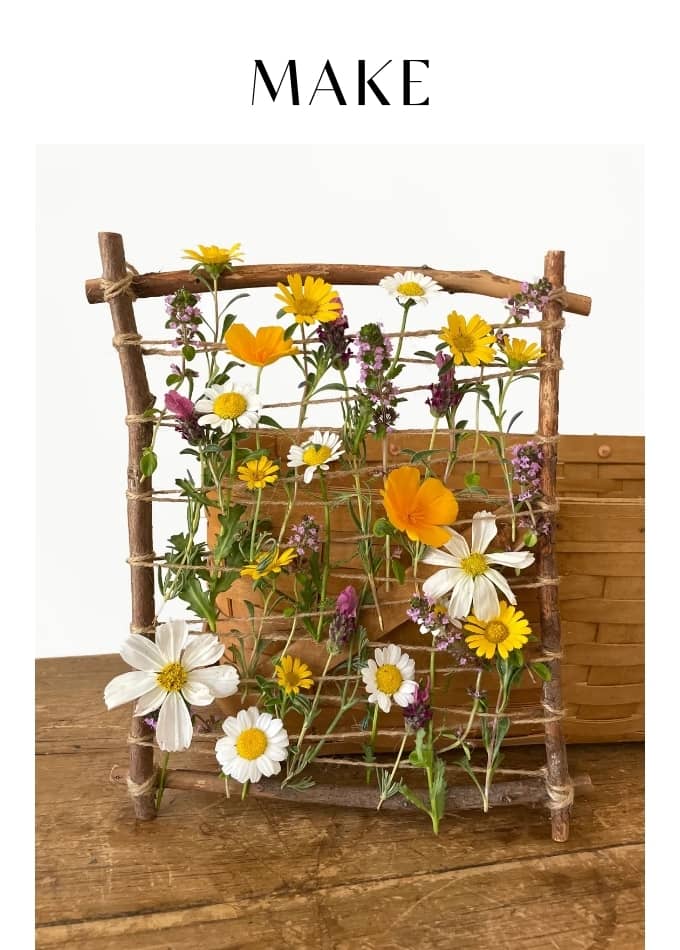 Make DIY Nature Weaving Loom
