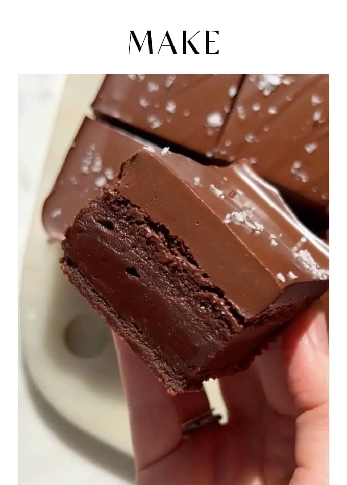 Make Chocolate Ganache Gooey Brownies