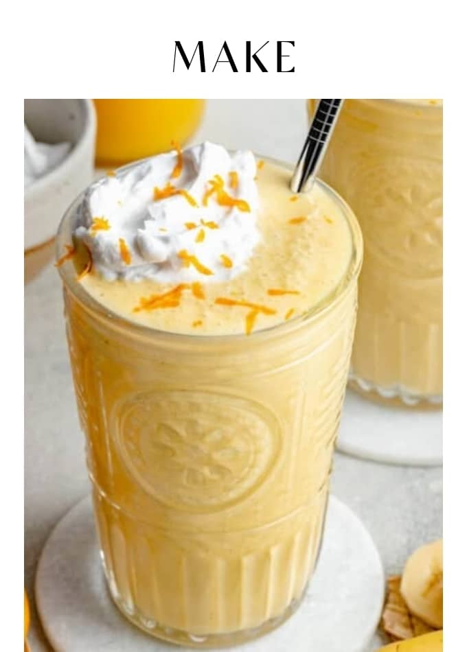 Make Orange Creamsicle Smoothie