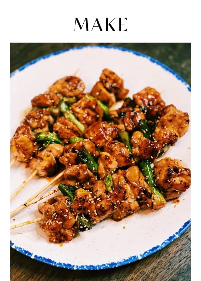 Make Japanese Chicken Skewers