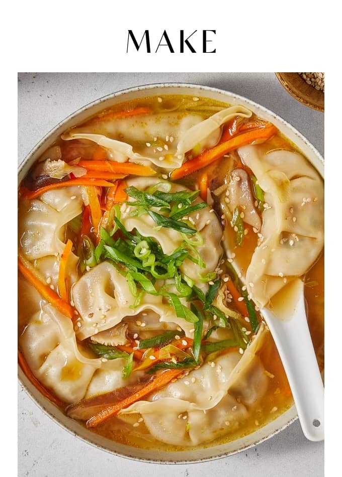 Make Easy Dumpling Soup