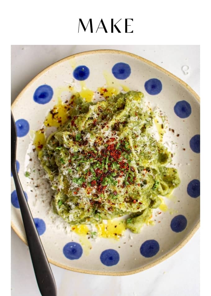 Make Super Greens Pasta