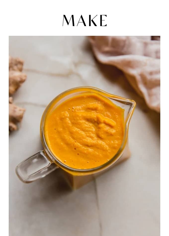 MAKE CARROT-GINGER DRESSING