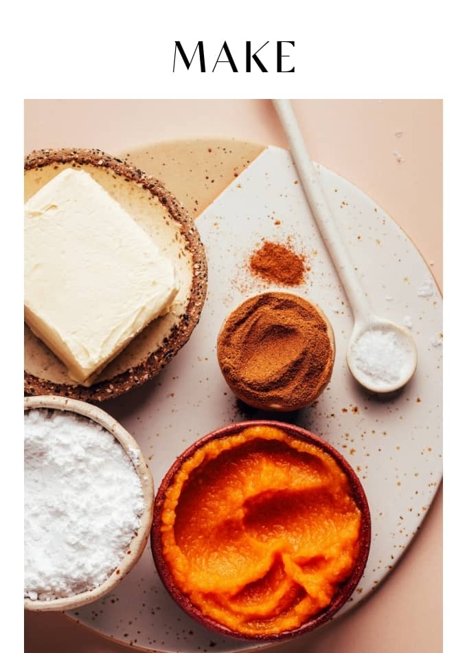 Make Vegan Pumpkin Spice Frosting