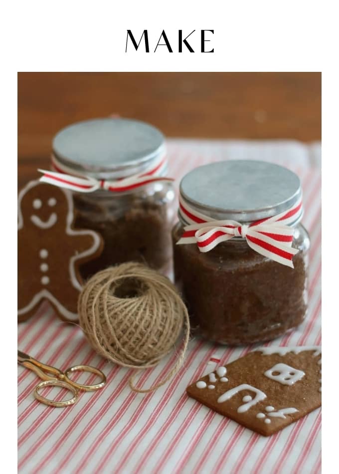 Make Gingerbread Sugar Scrub