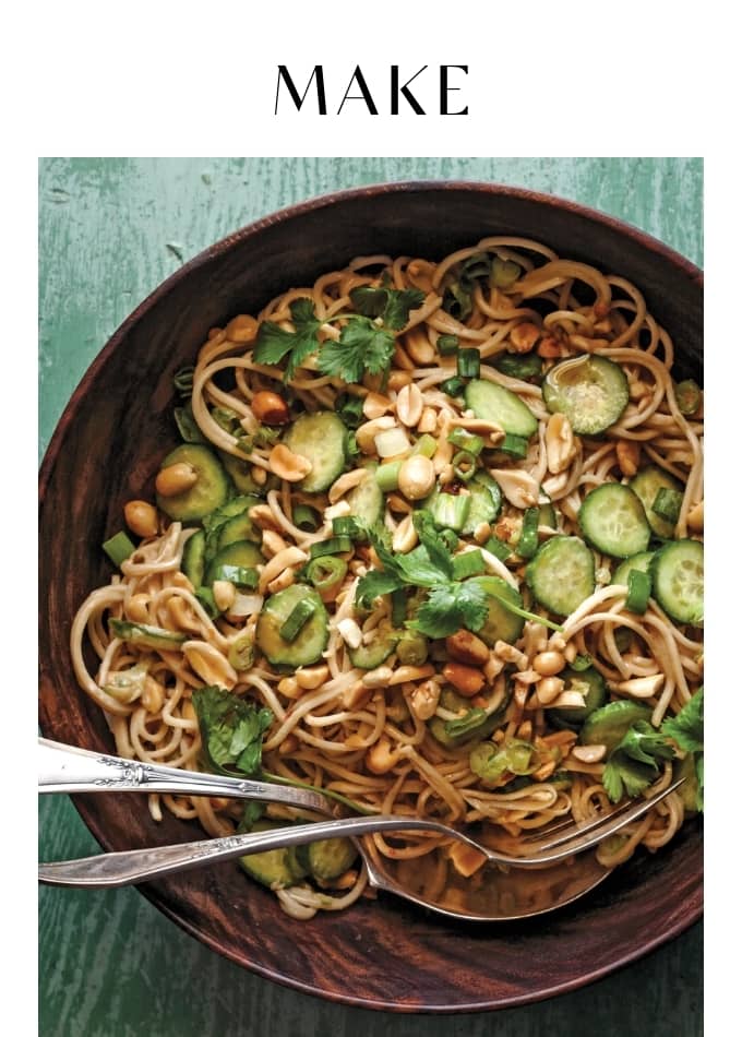 Make Cold Sesame Noodles With Cucumbers