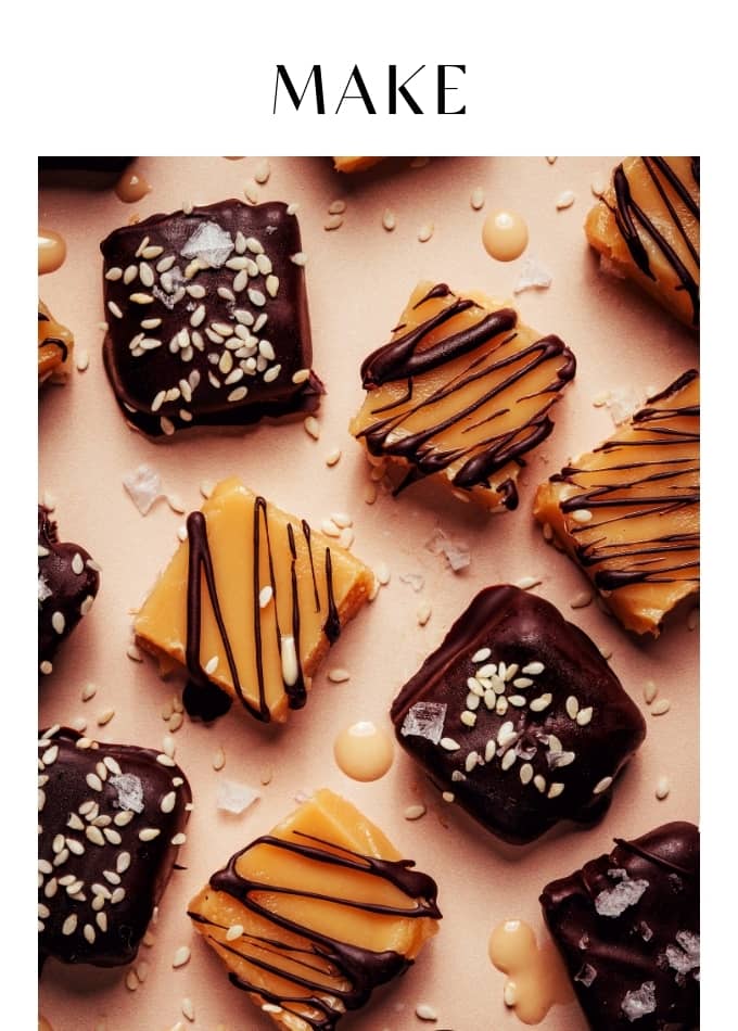 Make Vegan Chocolate Sea Salt Caramels