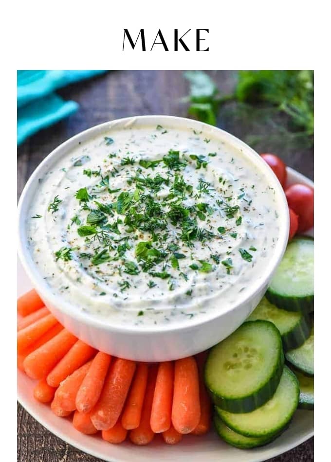 Make Greek Yogurt Dip