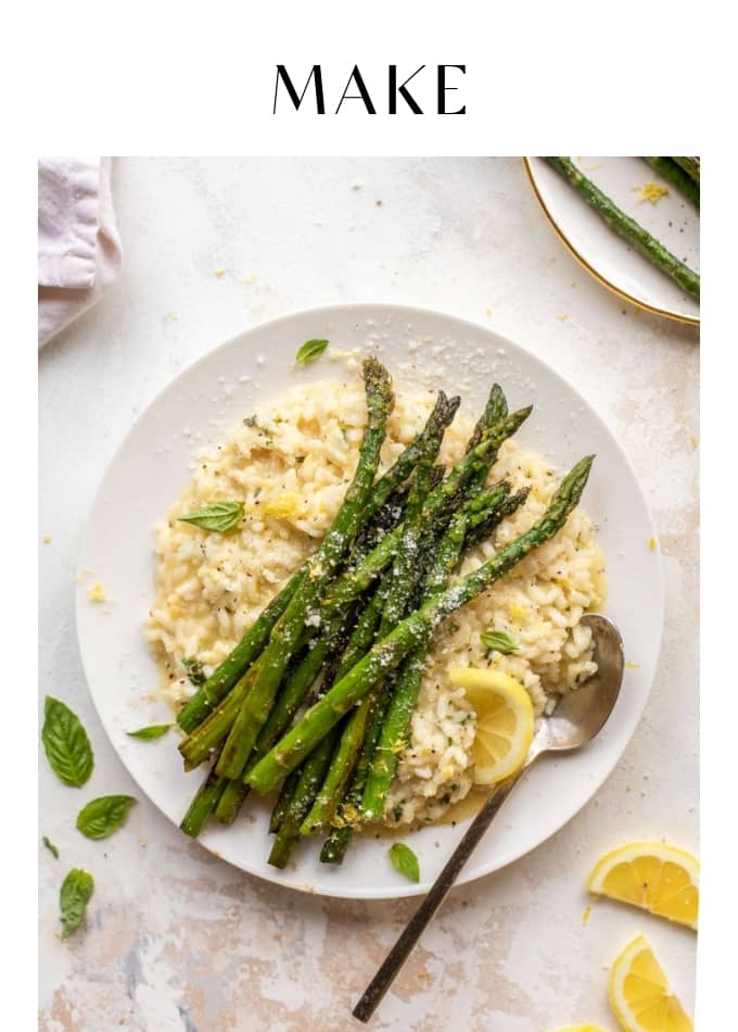 Make Lemon Risotto With Asparagus