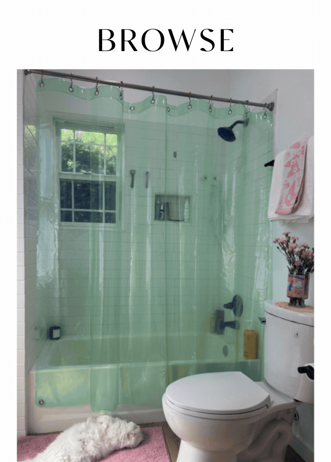 Browse Eco-Friendly Shower Curtains & Liners 