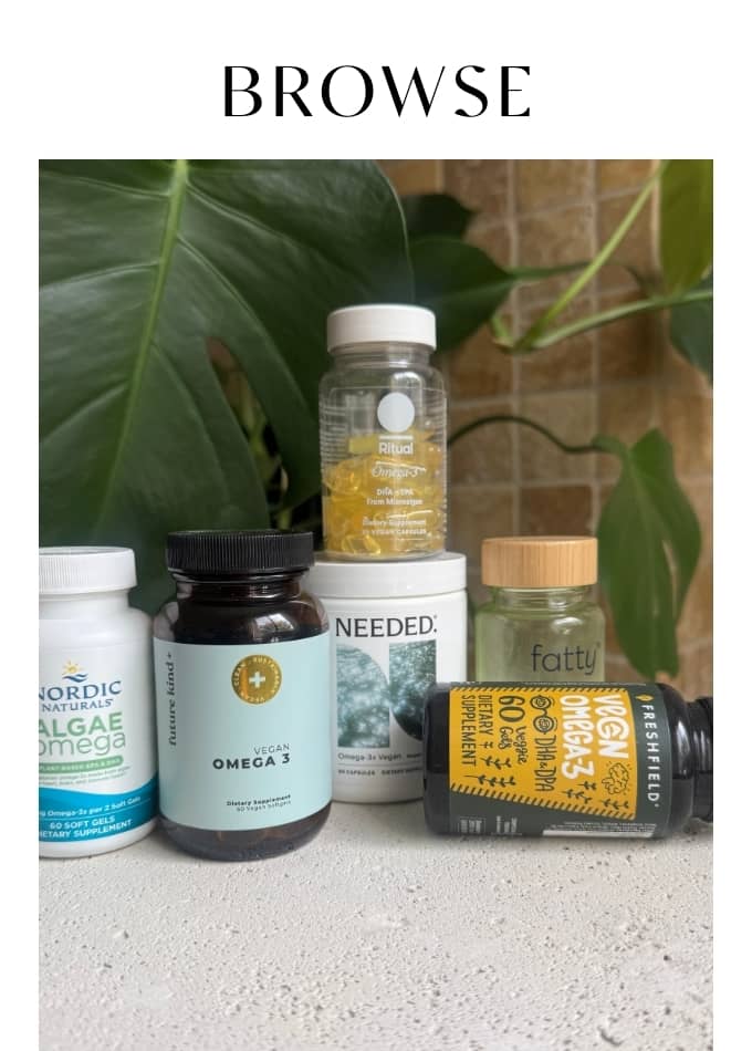 Browse Best Vegan Omega 3 Supplements Without Fish Oil