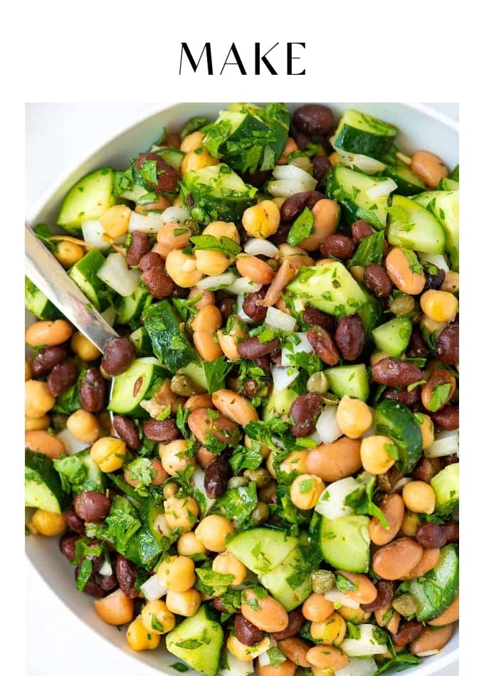 MAKE RIDICULOUSLY EASY BEAN SALAD